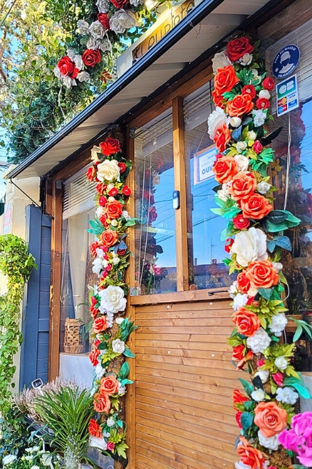 photo de la façade de la boutique Laurence Lacheré Création Florale Événements